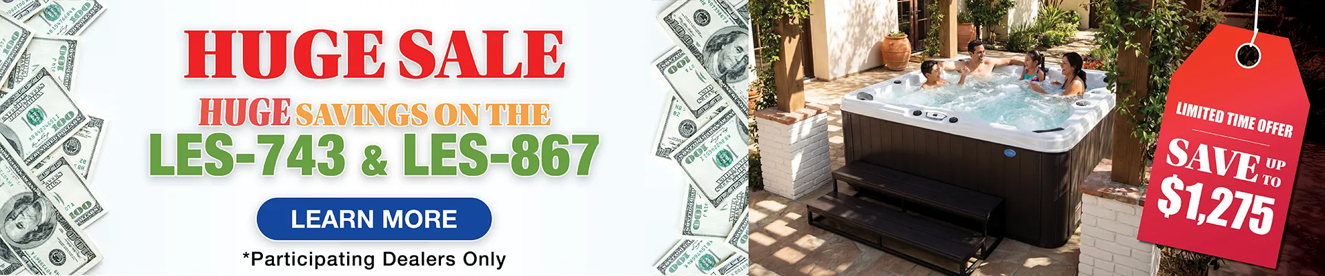 Calspas hot tub being used in a family setting - Kamas